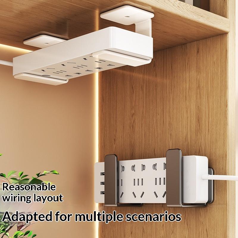壁掛けルーター電源タップホルダー炭素鋼多機能Wifi配置ラッ - Power Tools Storage のレビューと価格