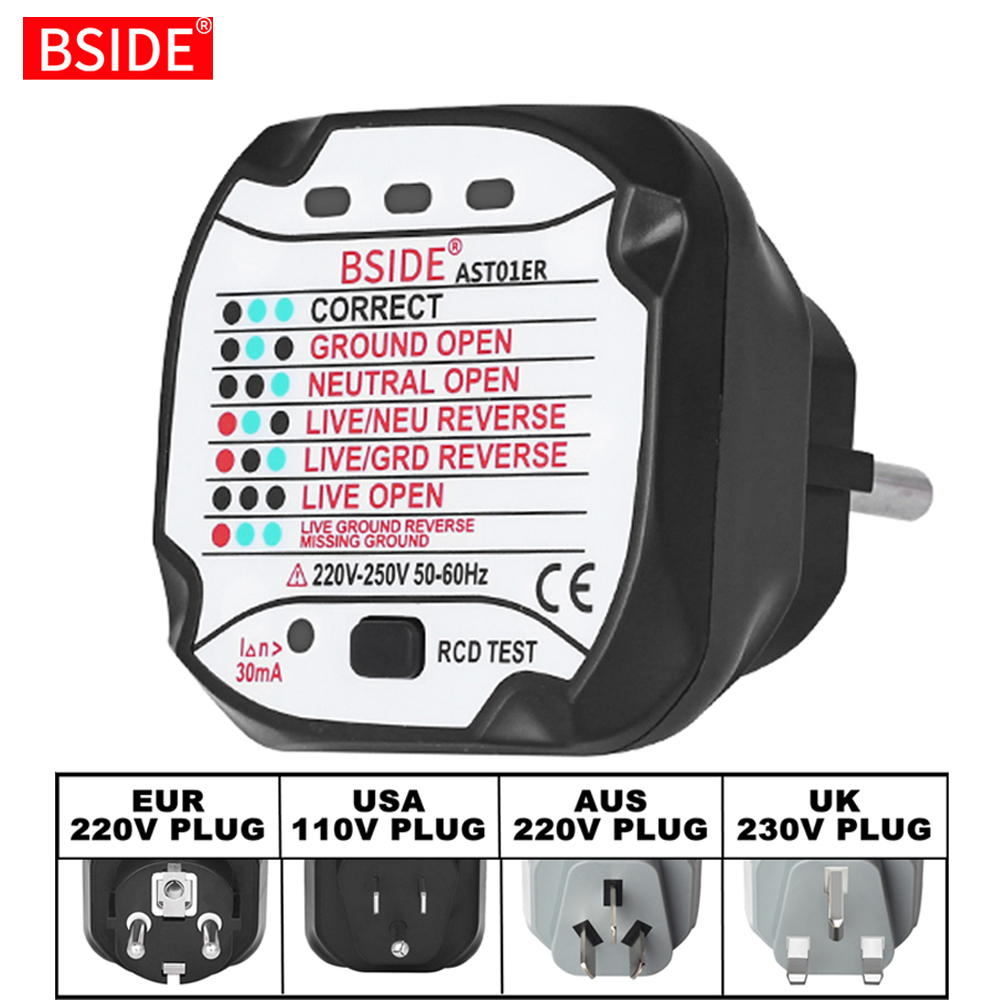 Bside-電気ソケットテスター,eu,us,uk,auプラ - Power Tools Uk Review のレビューと価格