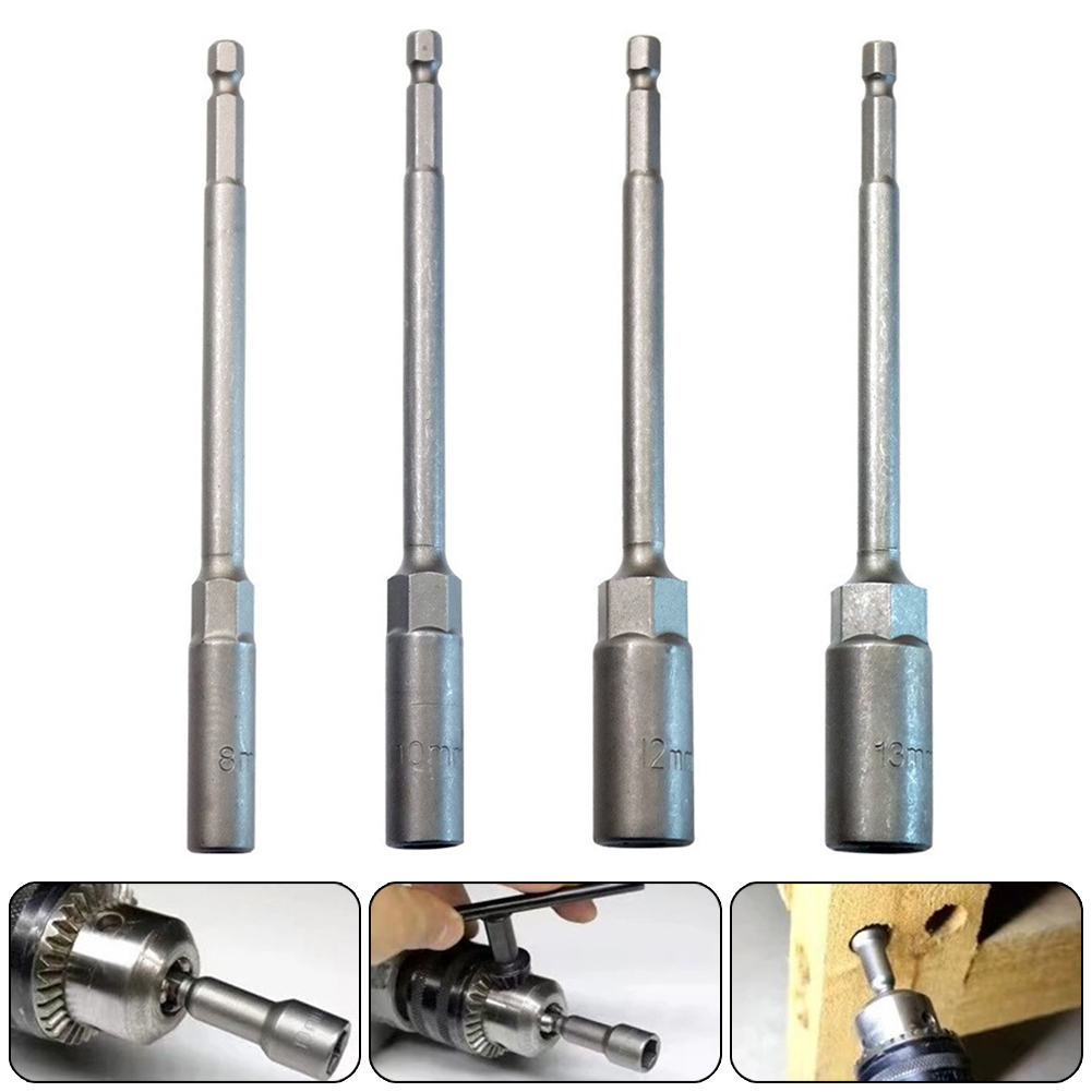 ソケット 150 ミリメートル六角ナットドライバードリルビッ - Power Tools Extension のレビューと価格