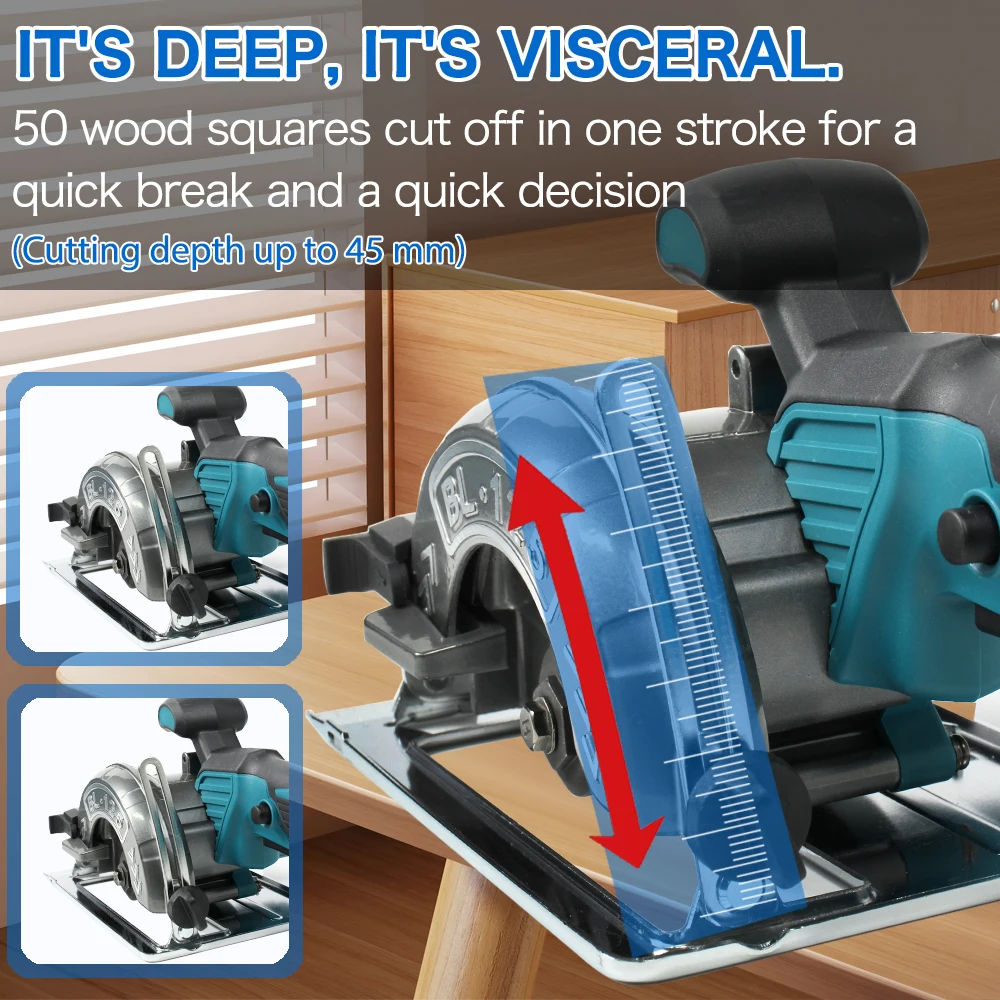 マキタ 5 インチブラシレス電気丸鋸コードレスハンドヘルド多 - Power Tools Makita のレビューと価格