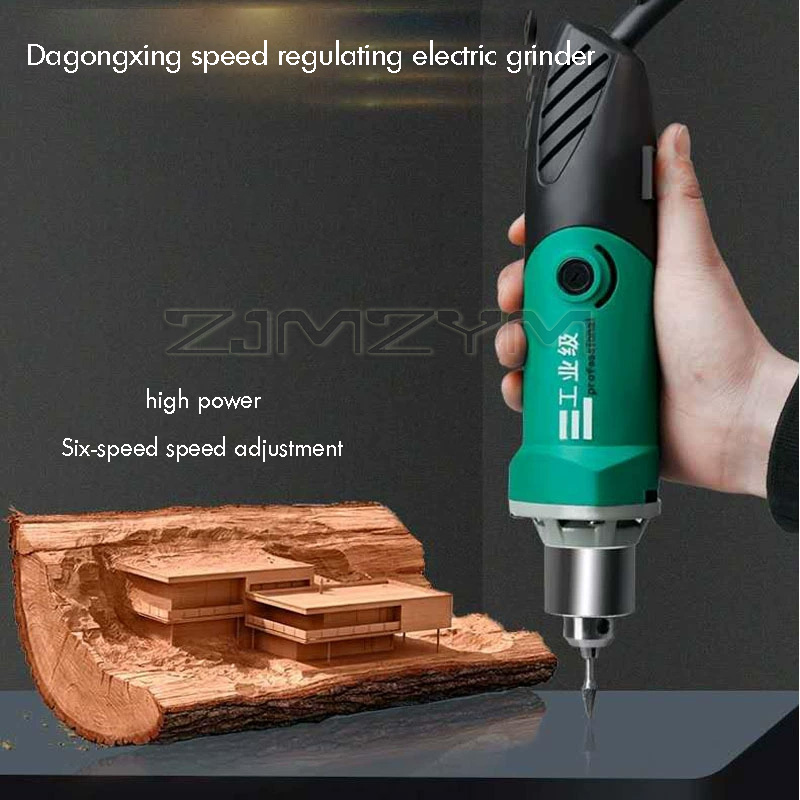 6段階変速ハイパワー彫刻機 電動ドリル 木彫り 研磨機 ロー - Power Tools Underwater のレビューと価格