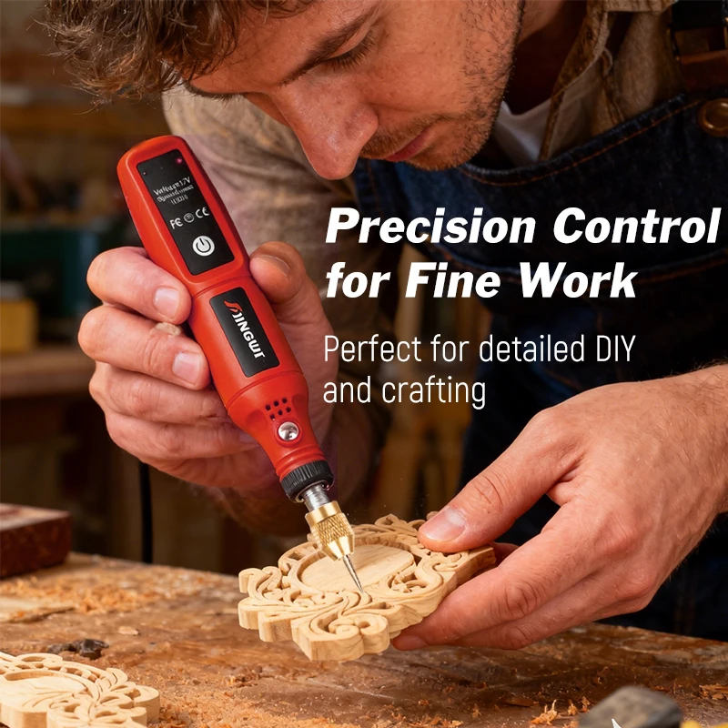 USB充電式コードレス彫刻ペンワイヤレス電動ドリル回転ツール - Power Tools Universal Battery のレビューと価格