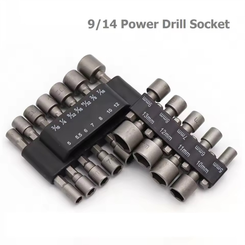 9/14 個セットソケットレンチ電動ドリルビットナットドライ - Power Tools Extension のレビューと価格