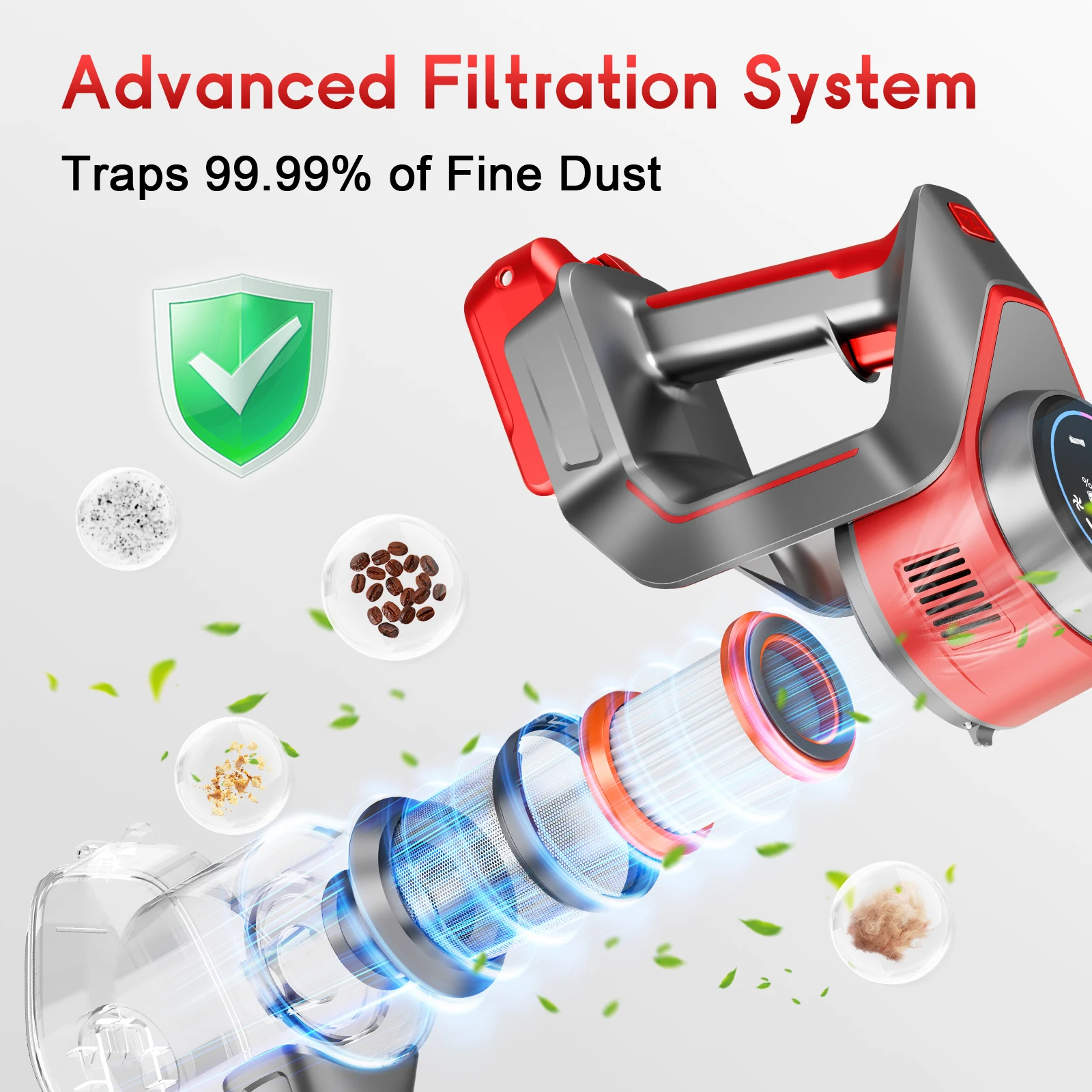 ホンキコードレス掃除機 78KPA 45分稼働 6*2200 - Power Tools Vacuum のレビューと価格