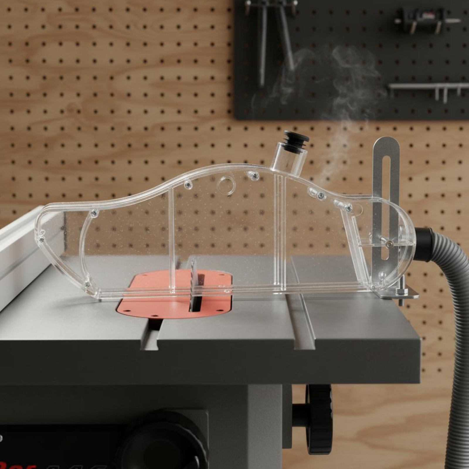 テーブルソー用ダストガード 透明クリアソーブレードカバー ダ - Power Tools Vacuum のレビューと価格