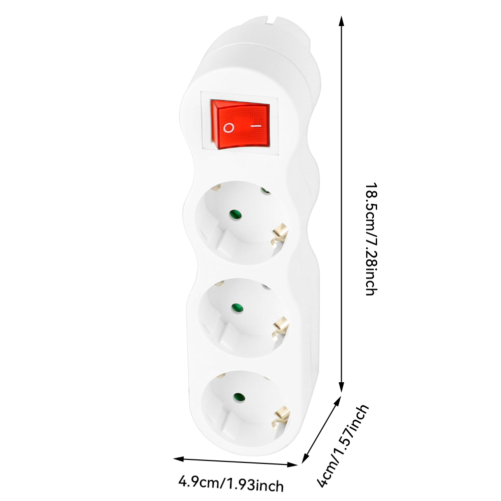 EU延長ソケット スイッチ付き ON/OFF電気プラグ、CE - Power Tools Extension のレビューと価格