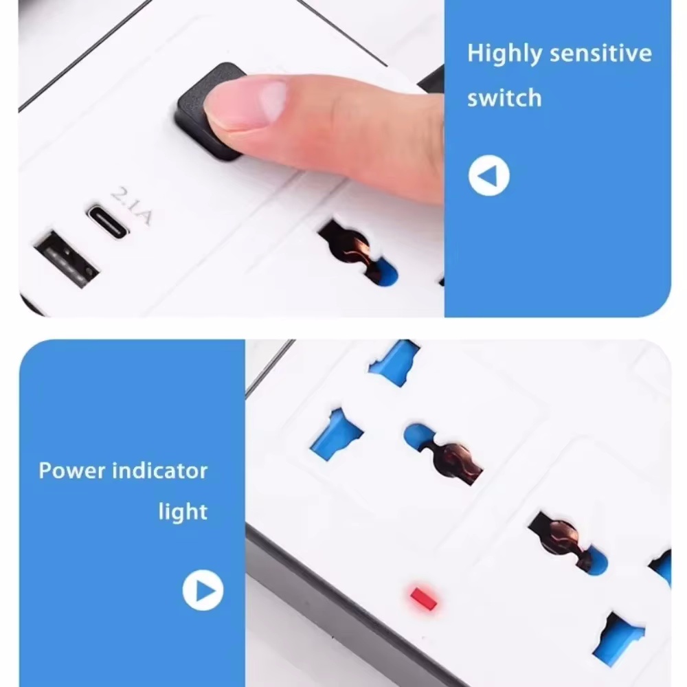 ユニバーサル電源タップ Type-C USBポート付きコンセ - Power Tools Extension のレビューと価格