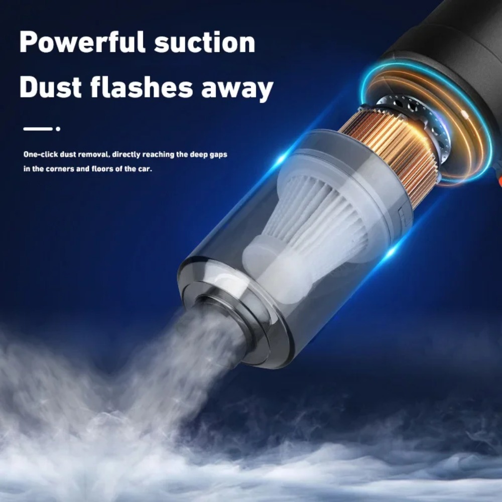 コードレスハンドヘルド車用掃除機 12V ポータブル強力吸引 - Power Tools Vacuum のレビューと価格